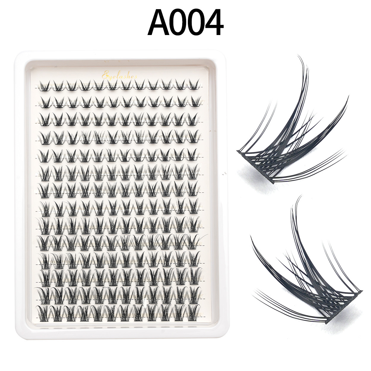 Amazon falsas pestañas venta caliente comercio exterior euroamericano cabello D曲 DIY ojos pestañas al por mayor