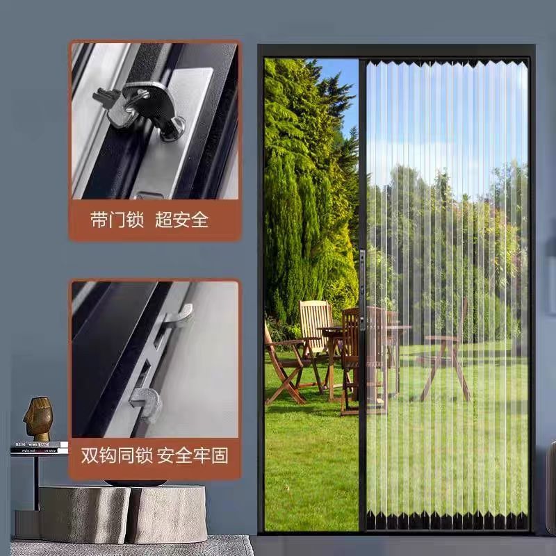 Складная раздвижная перегородка из акрила и алюминия Mingfeng