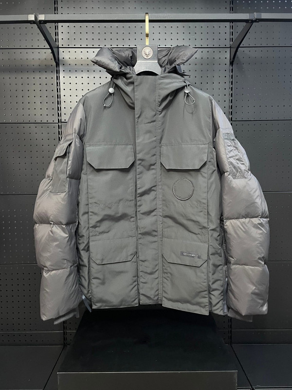 正确版 NFC芯片 鹅家2058黑标限量款环保远征派克大衣羽绒服外套|undefined