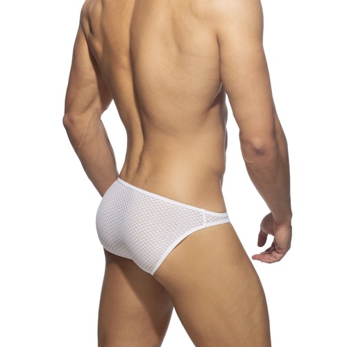  AD new men's underwear low-waist sexy bikini nylon lace translucent sexy underwear men's trend
