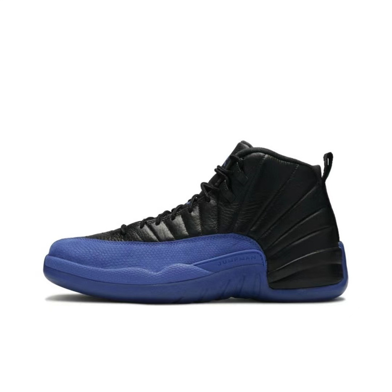 Comercio exterior Putian transfronterizo aj12 Chicago toro negro y blanco Gama azul negro y púrpura azul real Joe 12 zapatillas de baloncesto para hombres y mujeres