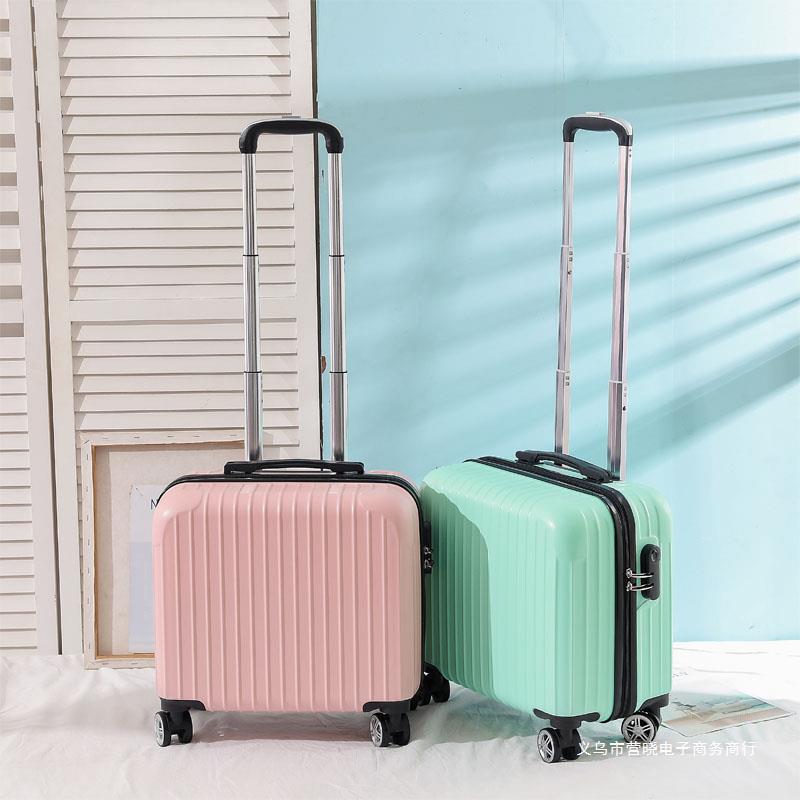 Suitcase Women's Small luggage 16 lightweight trolley case 2023 new mini internet celebrity ins password box Men's 18-inch