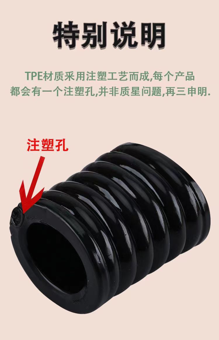 Scrotal Restraint Ring Set, TPE Testicle Locking Pendant, Anti-Slip Delay Ring, 3-Pack — detail image 9