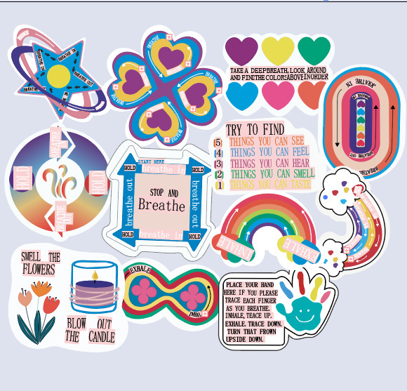 12 styles, 12 sheets per pack