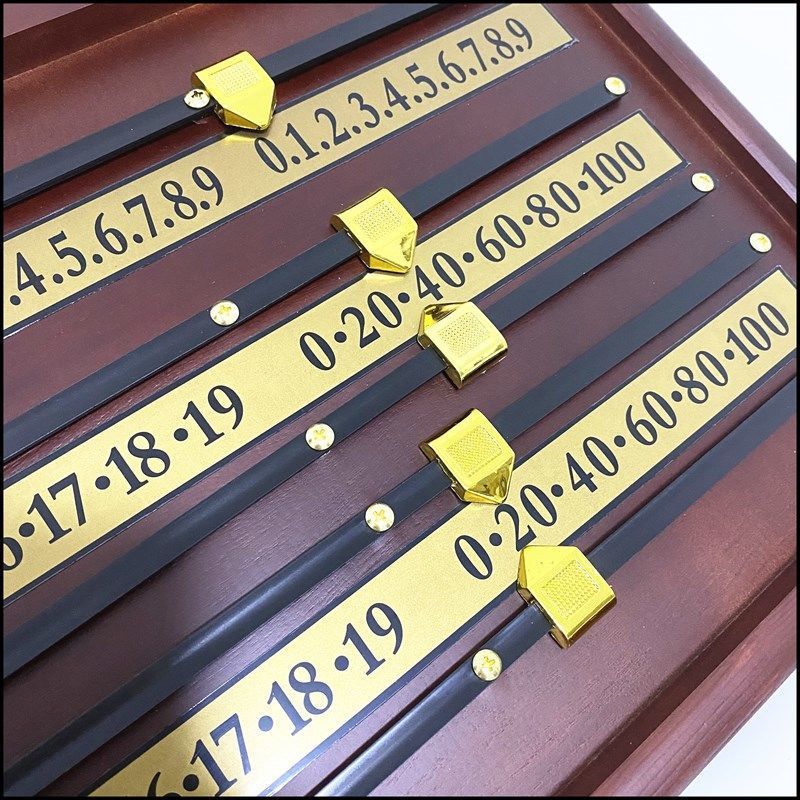 Billiards Scoreboard British Snooker Solid Wood Scoreboard Wooden Billiards Scoreboard Scoreboard Accessories Supplies Free Shipping