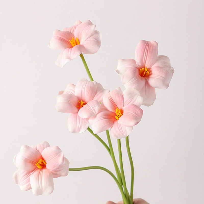 Artificial Polyurethane Tulip (Leafless) — Realistic Simulation Flower for Home & Wedding Bouquets
