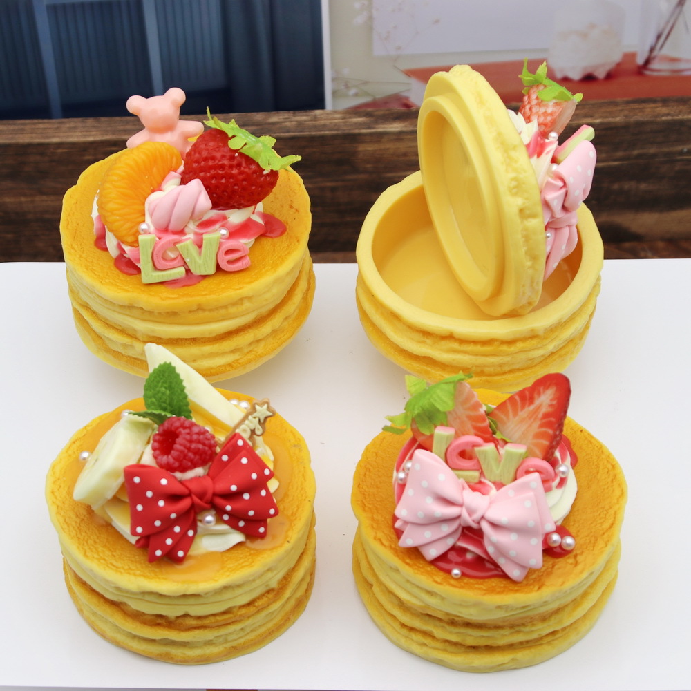 여자 JMSB-D 창조적 인 가정 장식 사진 세트의 전체 일본 머핀 보관 상자 플레이 하우스