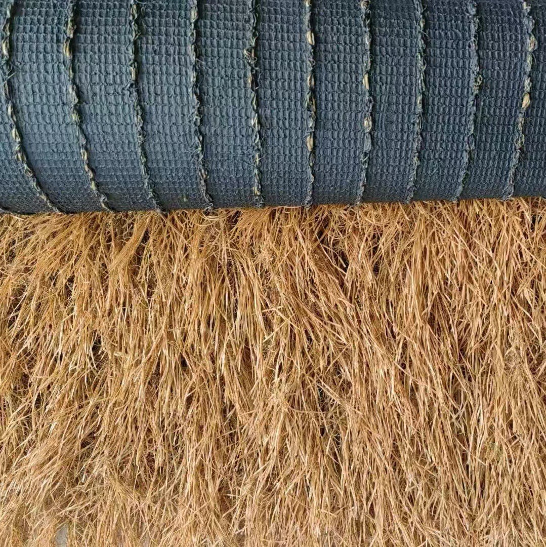 Simulación de paja paja techo techo techo pabellón exterior retardante de llama decoración artificial paja artificial hierba falsa