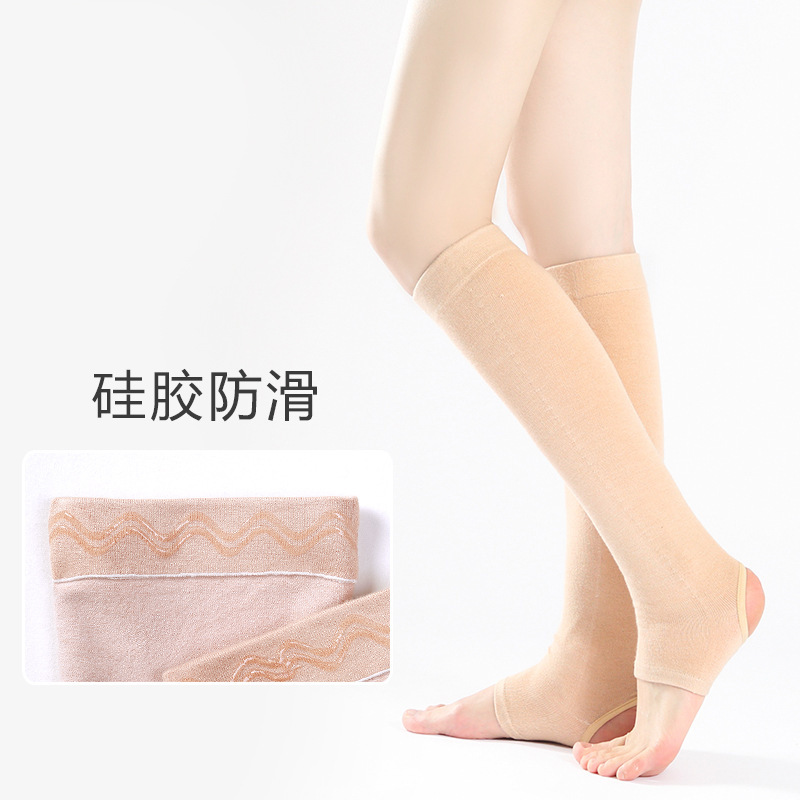 夏用純綿レギンス、男女兼用、冷えた足を暖かく保つ、膝関節とふくらはぎを保護するロングレギンス、足を踏み込みやすい膝上丈|undefined