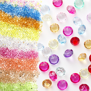 Resin Transparent Small Diamonds, Wishing Bottle Diamonds, Filling Diamonds, Loose Diamonds, DIY Pointed-Back Diamonds, Nail Art Diamonds, Decorative Diamonds, Sold by Weight