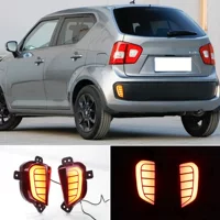 Подходит для Suzuki Ignis задний бампер свет 16-19 лет Suzuki модифицированный задний бампер свет дальнего стоп-сигнала