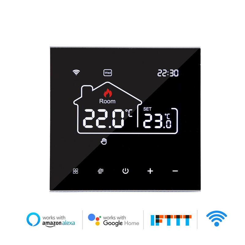 Tuya Indoor Thermostat Temperature Controller Lcd Touch Screen Programmable Smart Thermostat