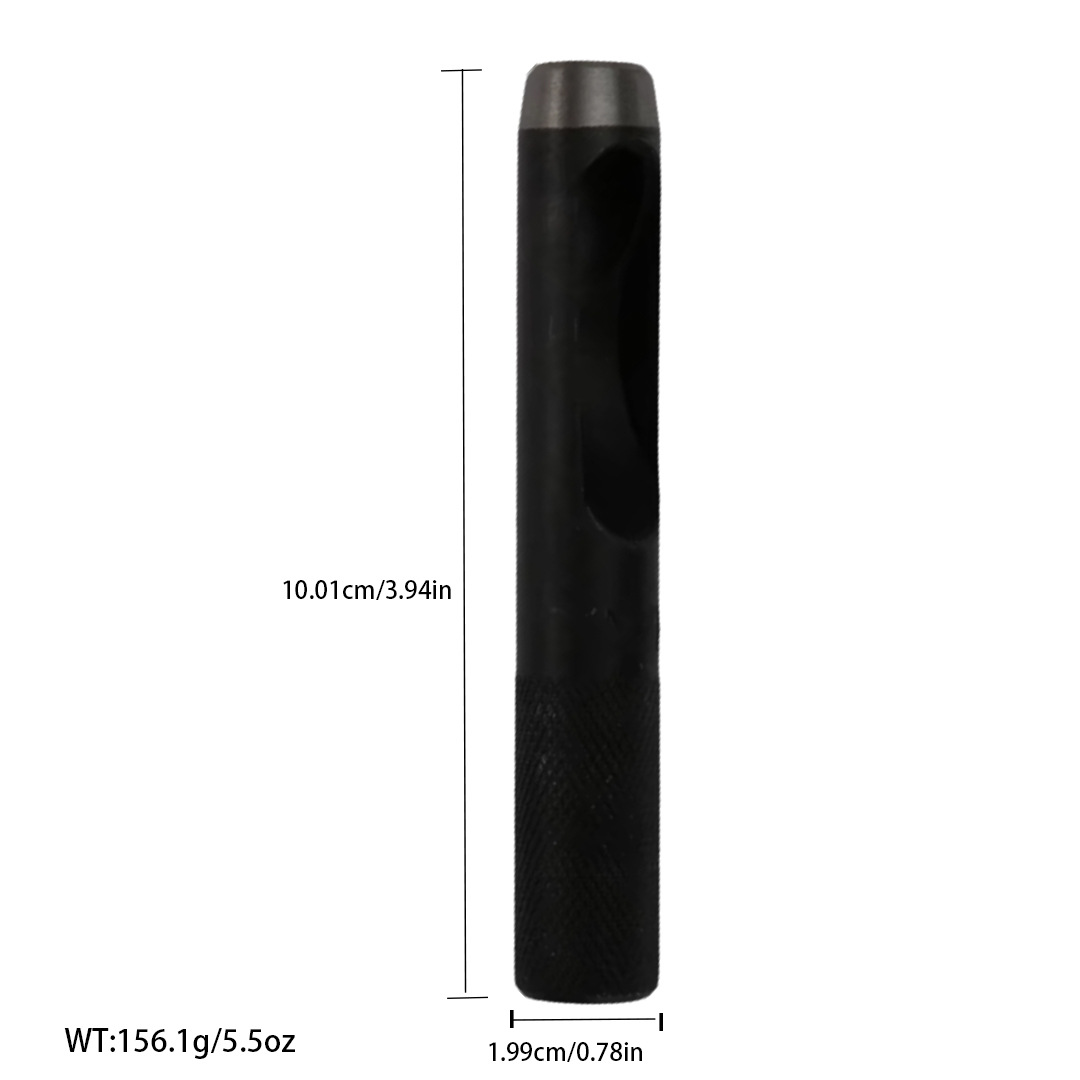 Cinturón negro de perforación manual de trabajo de cuero herramienta de perforación alemán punzonadora punzonado redondo punzonado suministro directo de fábrica