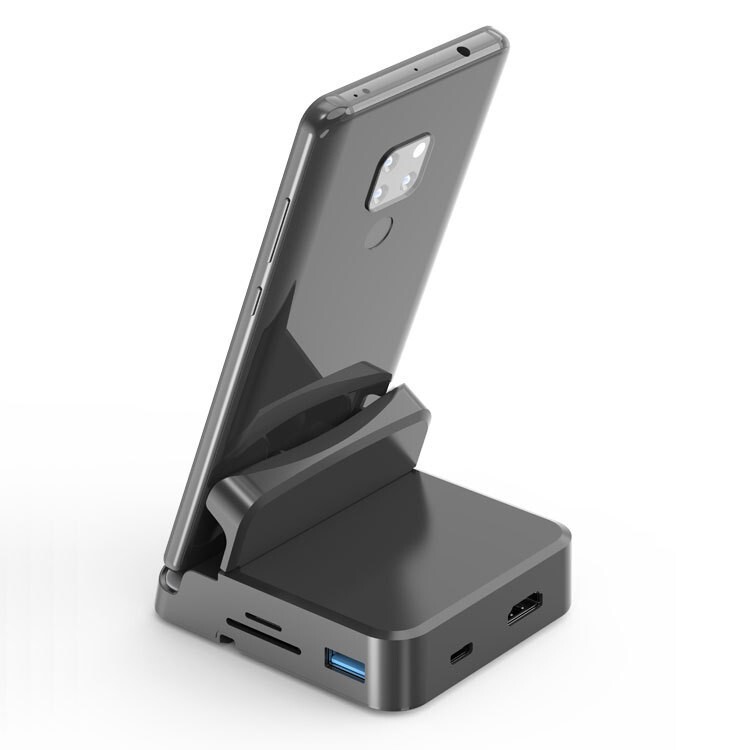 Type-C Docking Station Eight-In-One Usb-C to HDMI Expansion Dock Hub Hub Stand Base Card Reader Type-C Docking Station Eight-In-One Usb-C to HDMI Expansion Dock Hub Hub Stand Base Card Reader