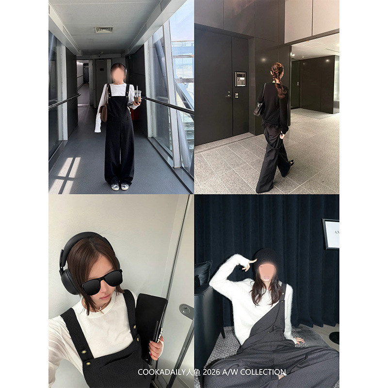 cookadaily mermaid 9.15pm1400miu striped vintage-style, relaxed and casual overalls cookadaily mermaid 9.15pm1400miu striped vintage-style, relaxed and casual overalls