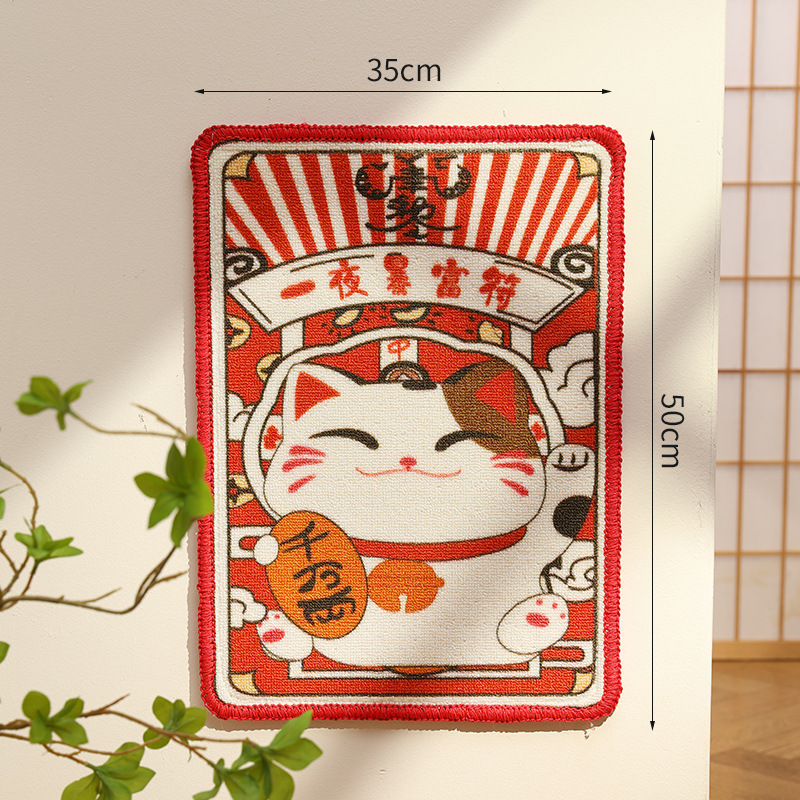 Tablero de agarre para gatos, resistente al desgaste y sin astillas, pegatina de pared vertical, pegatina para gatos, garra de pared, almohadilla protectora para sofá anti-agarre para gatos, juguete para gatos