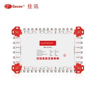 Gecenms-1312LC 13 In12outsat Multyswitch Satellite 13 в 12 End 12 Multi-Road Switch