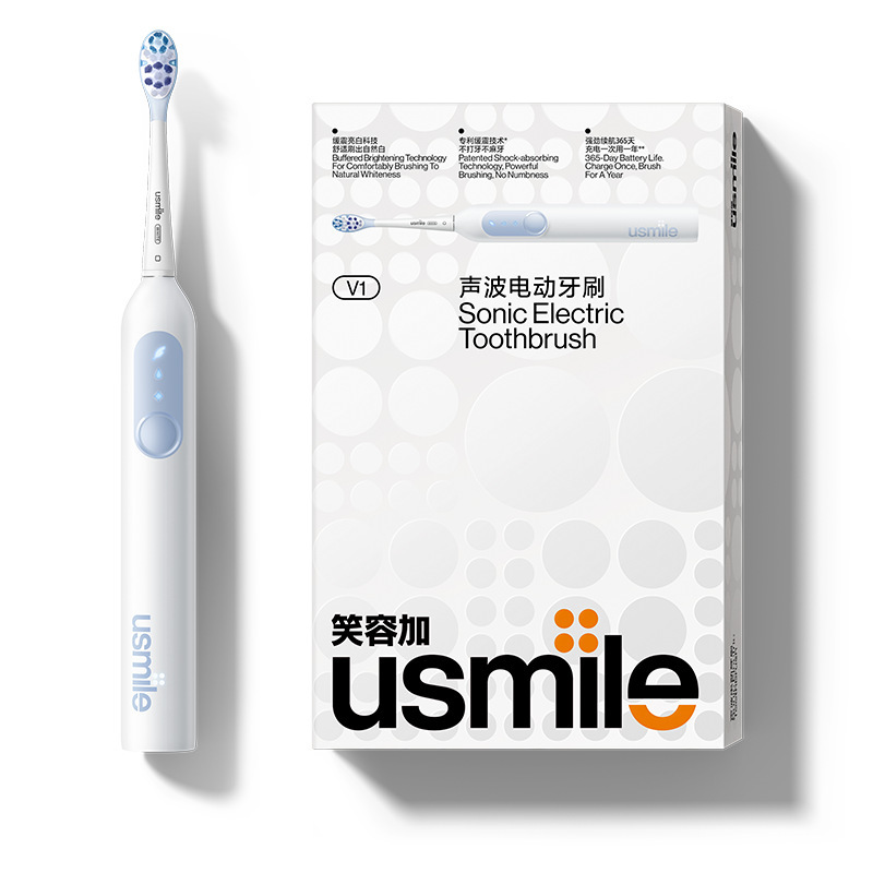 usmile笑容加V1漫山白 电动牙刷 成人男女礼物礼盒|undefined