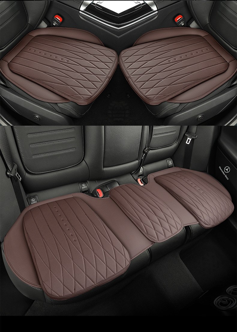 Suitable for All-Leather Car Seat Cushions, Universal for All Seasons, Multi-Piece Set, Wear-Resistant and Dirt-Resistant Car Seat Cushions, Factory Direct Sales
