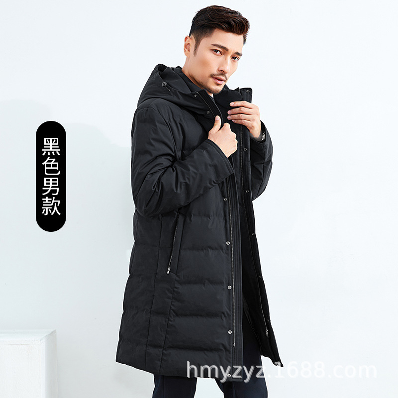 PWY2020038-M-남성용 블랙 다운 재킷
