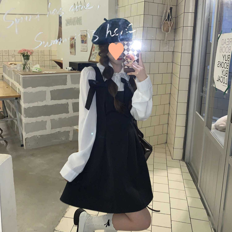 早秋季新款女装套装两件套小个子a字显高连衣裙桔梗法式气质收腰|undefined