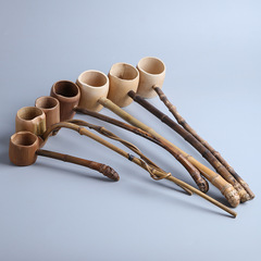 Wholesale bamboo wine ladle, wine dipper, wine dropper, bamboo funnel, wine scoop, water dipper, wine container, water ladle, wine dipping tool