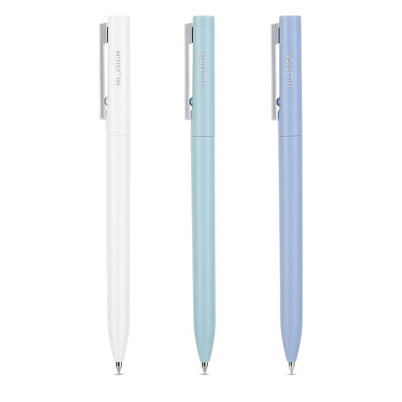 Bolígrafo de Gel Retráctil Deli NS560, Nuevo Estilo, Negro, 0.5 mm, Recarga para Bolígrafo de Firma, Punta de Bala, Escritura Suave