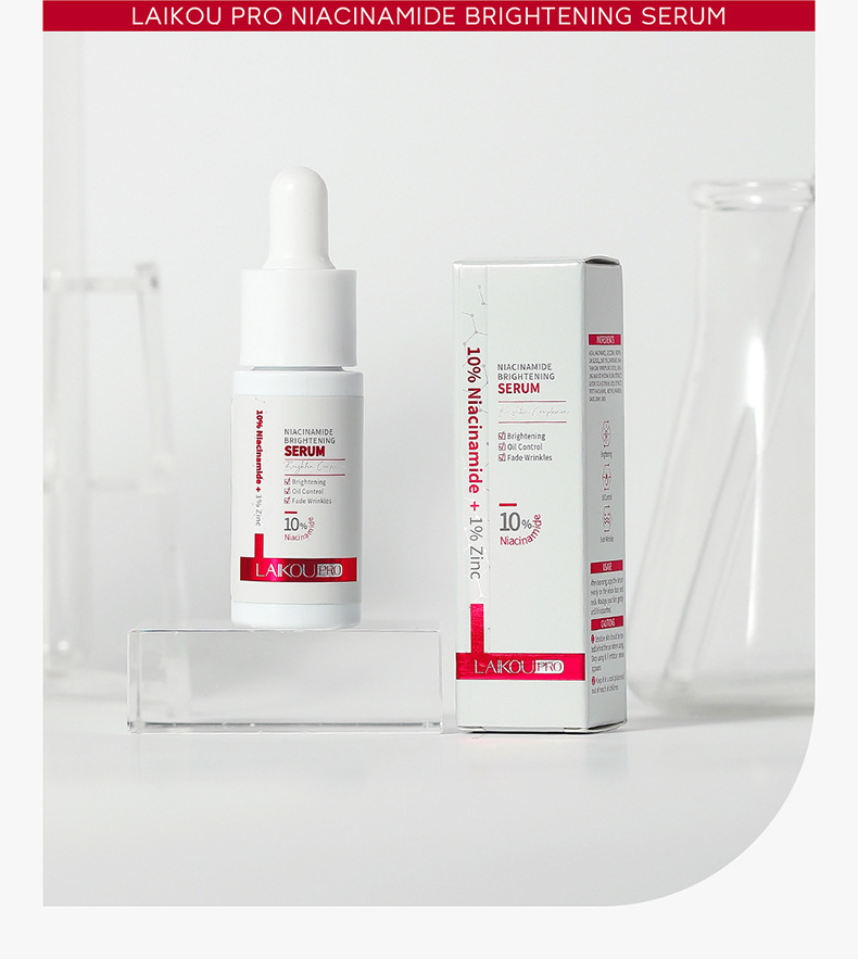 The cross-border new product, Laikou PRO Niacinamide Brightening and Hydrating Essence 17ml, is available from a skincare and cosmetic manufacturer undefined