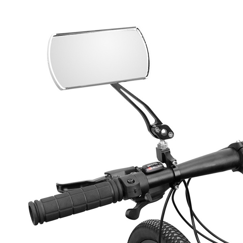 自転車バックミラーアルミ合金マウンテンバイク平面ミラー電気自動車バックミラー乗用装備部品