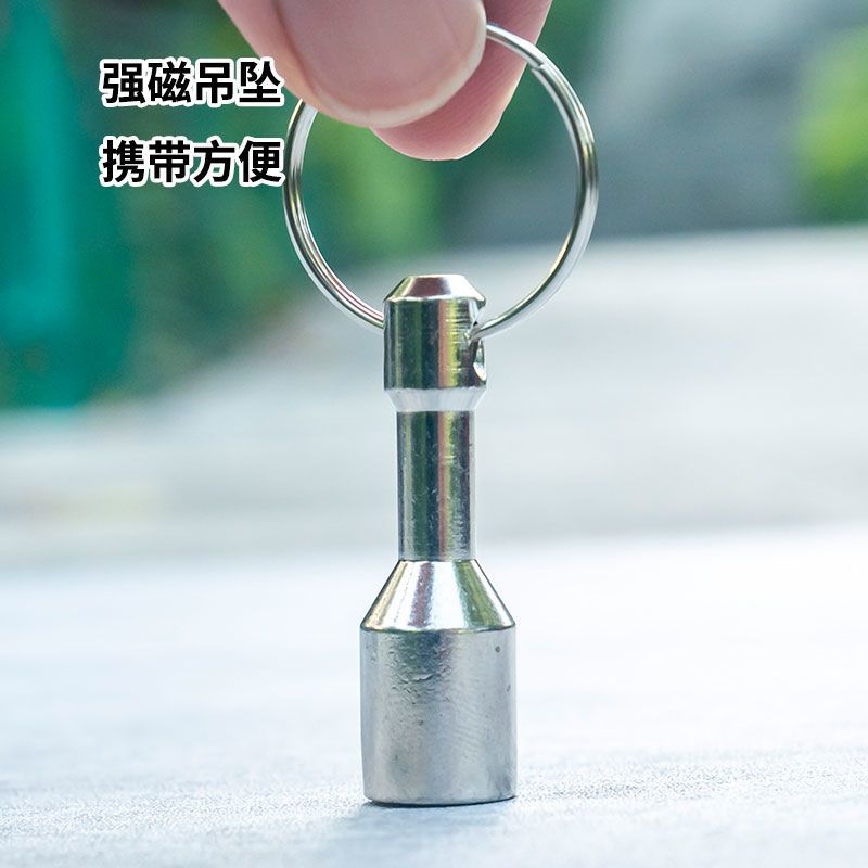 工厂直营砝码配件吊环砝码钕铁硼钥匙扣强力圆形磁性吊扣打捞磁