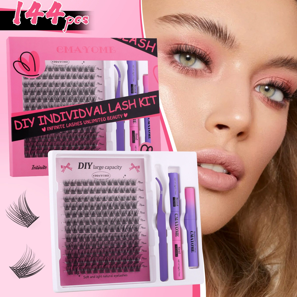 Н eyelashes...