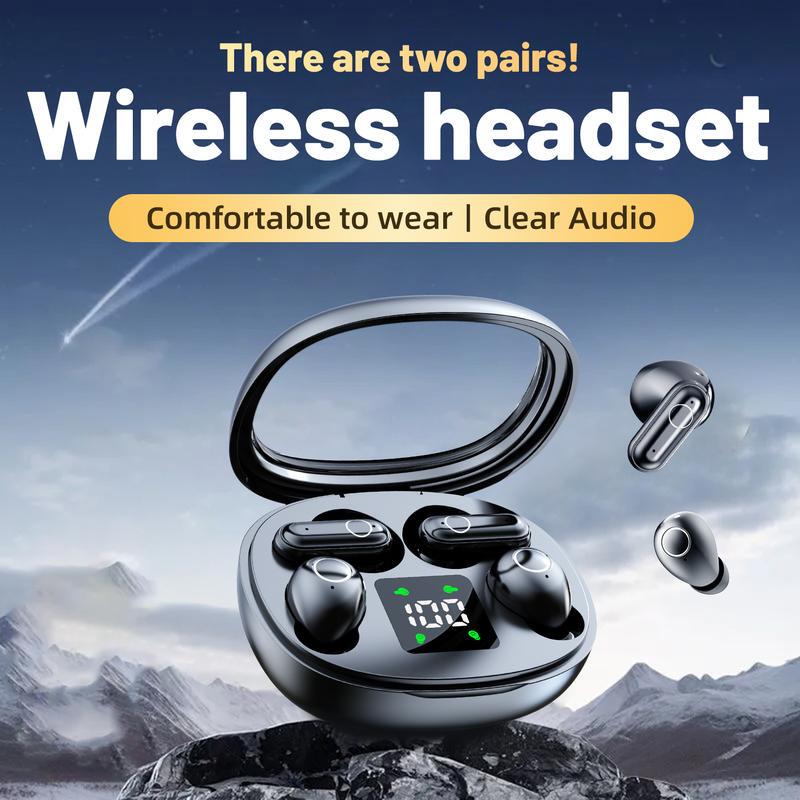 Bluetooth Headphones 2026 New Model, Ultra-Long Battery Life, High Sound Quality, Large Battery Capacity, In-Ear Wireless Noise-Cancelling Sports Headphones