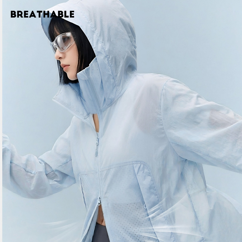 Tmall Bosmall Forest Same Style Sun Protection Clothing for Women, Summer Lightweight Breathable Ice Silk Sun Protection Clothing for Men, Outdoor Sun Protection Top