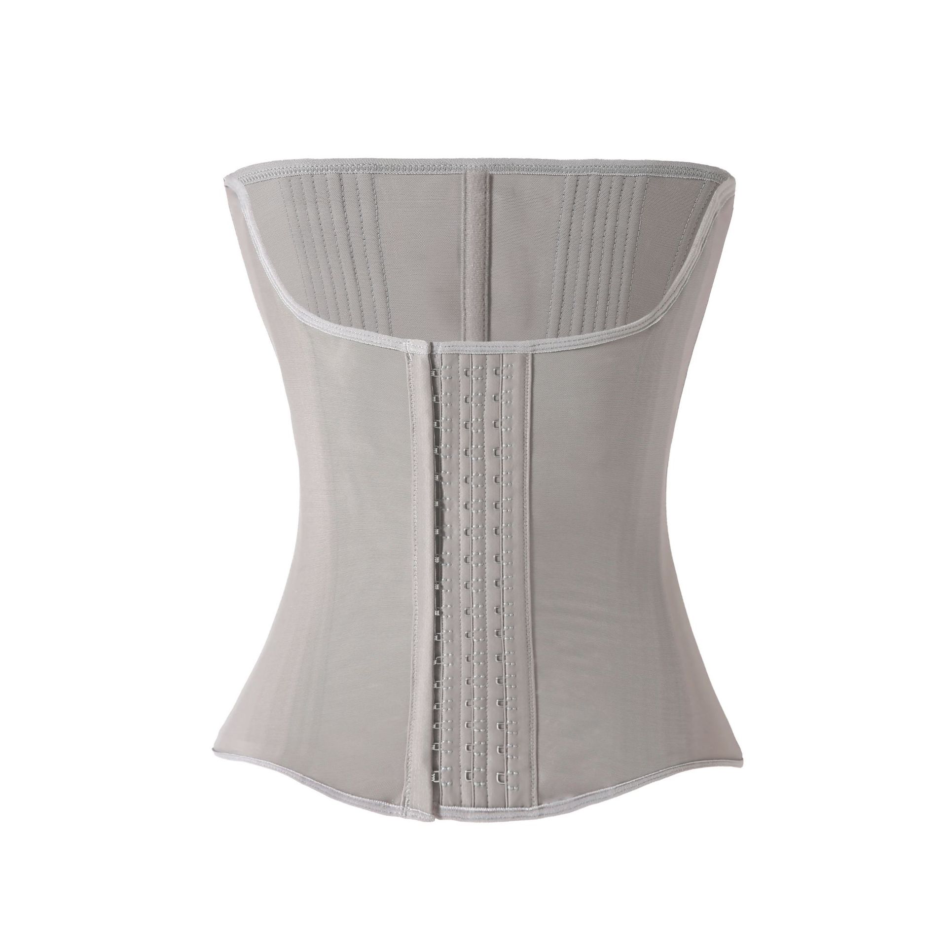 Cross-Border Goddess Influencer Gray Mesh Waist Cincher, Slimming Compression Belt, Waist Trainer, Sports Shaping Waist Belt