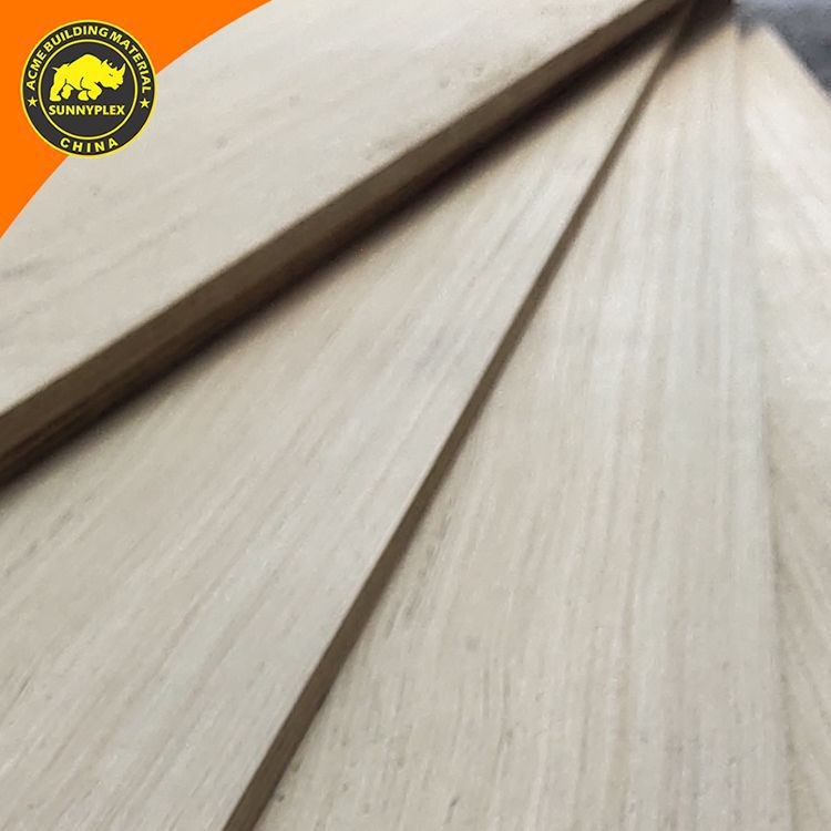Venta directa de fábrica de tableros de madera contrachapada tecnológica a base de melamina, tablero de chapa de álamo para decoración de interiores, muebles de madera