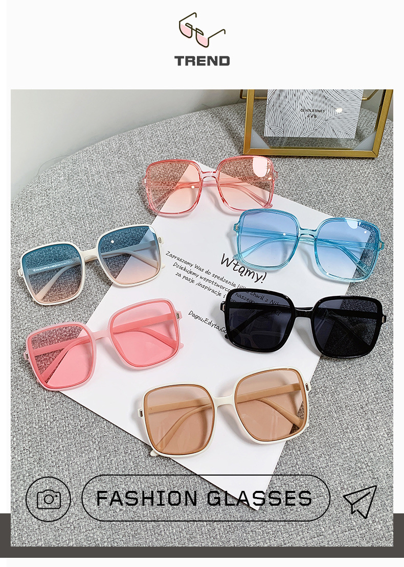 Einfacher Stil Runden Pc Ovaler Rahmen Vollbild Sonnenbrille Der Frauen display picture 1