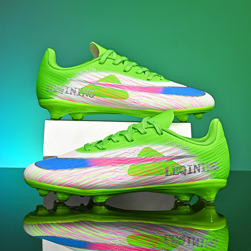 Zapatillas de Fútbol Juvenil TF AG TPU Malla Ligero para Césped Artificial