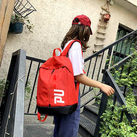 【字母潮牌】男女双肩包大容量ins高中学生书包旅行运动包电脑包