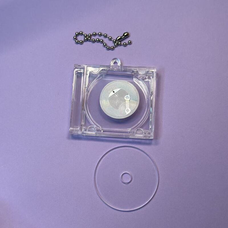 Mini Nfc Music Record Cd Keychain Concert Album Star Pendant Anime Linkage Peripheral Customization