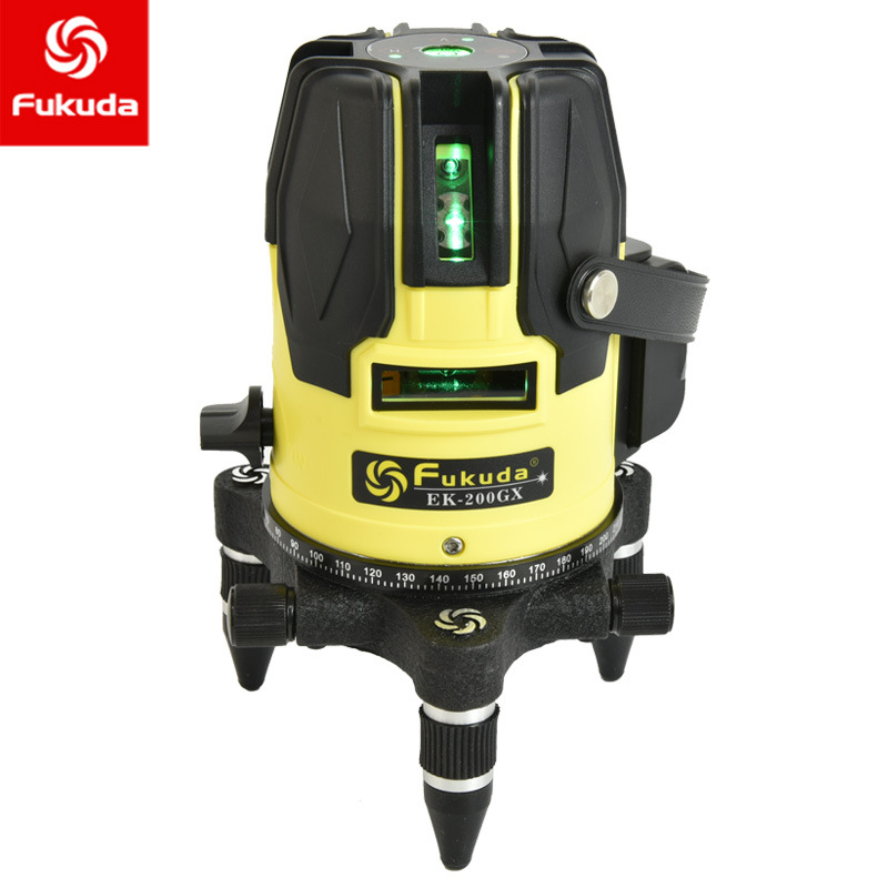 fukuda福田激光水平仪LD绿光蓝3线带点锂电强光200GX高精度投标线
