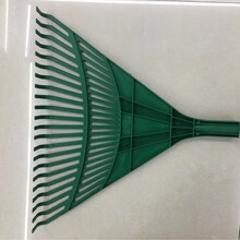 园林搂草绿色草耙22齿杂物落叶耙松土草耙园林园艺工具草坪扁耙