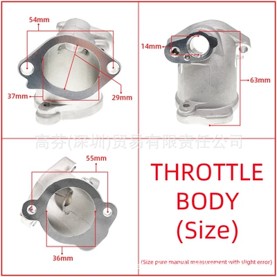 Carburetor Intake Manifold – Hava qəbuledici borular - black-36mm