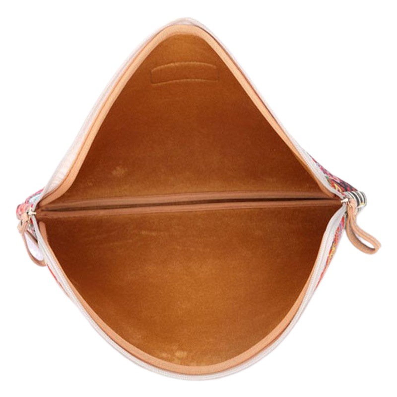LISEN ethnic style big red flower notebook liner bag ipad/10/11/12/13/14/15 inch computer bag