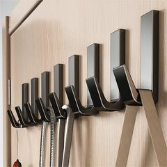 Non-piercing hook strong adhesive door back clothes hanger wall-mounted load-bearing bathroom storage adhesive hook wall hanging