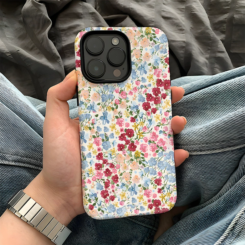 Apple, чехол для телефона, iPhone11, мобильный телефон, iPhone16 Pro, цветной цветок, (Cross-border trading)