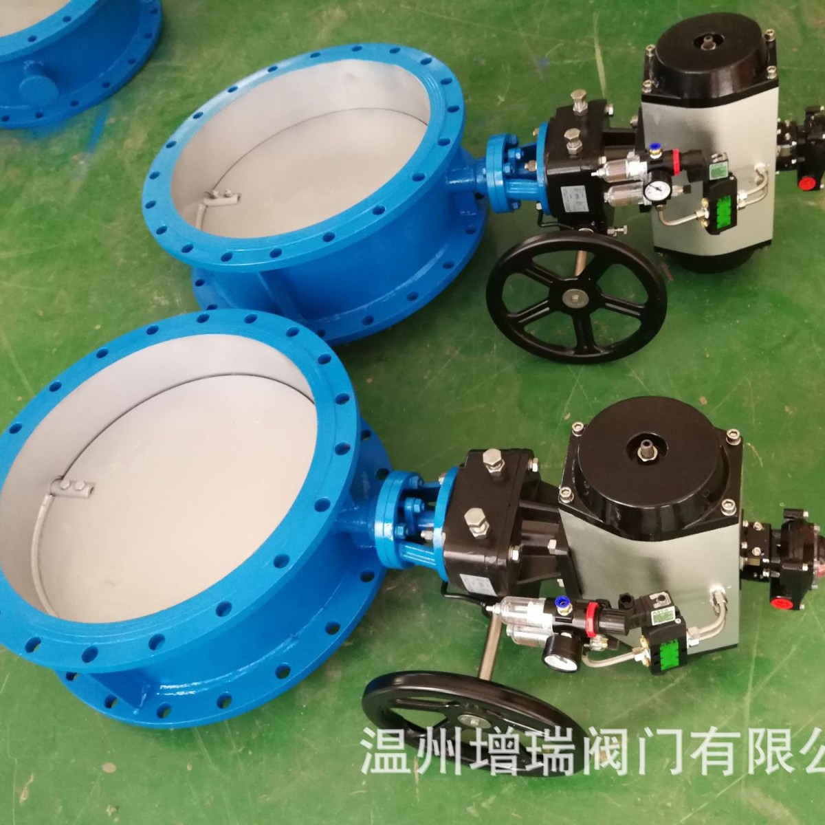 气动带手动通风蝶阀TDS641W-2.5C 废气烟道热风通风阀 气动圆风门