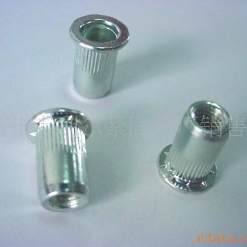 供应平头压铆螺母，压铆式