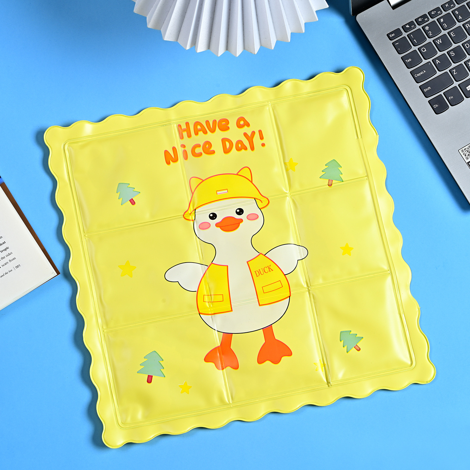 New Ice Pads for Summer, Cooling Products for Students, Ice Crystal Car Cartoon Gel Seat Cushions, Pvc Ice Seat Cushions Wholesale