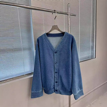 私服 不退不换  针织牛仔棉 休闲 卫衣开衫  WT609休闲百搭