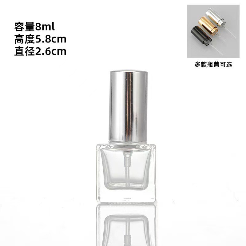 现货批发6ml8ml10ml玻璃香水分装瓶便携喷雾瓶小容量异形香水瓶子|undefined
